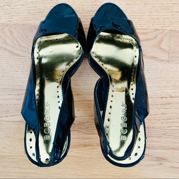 BCBG Girls Elegant Black Heels (Size 8) - Picture 3 of 5